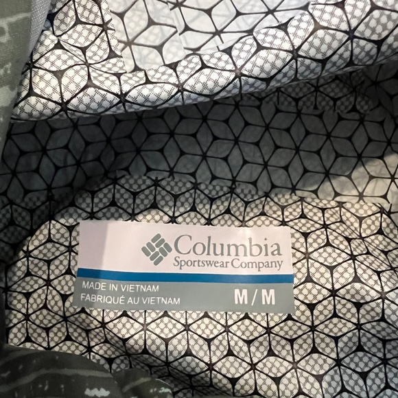 COLUMBIA WHISPER RIDGE PRINTED JACKET GREEN WOMEN'S Medium OMNI-WICK EVAP - Picture 3 of 8